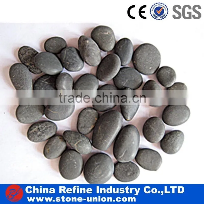 mixed color river pebble unpolished