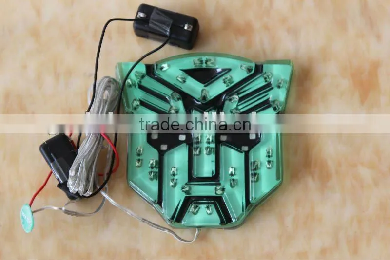 hot selling fashion led robot logo emblem