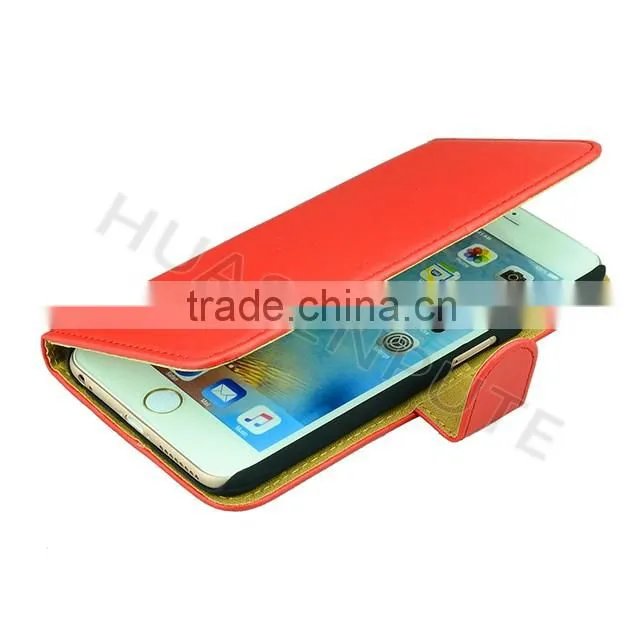 PU Flip Leather Case For iPhone6S Plus,PU Wallet Leather Case For iPhone6S Plus