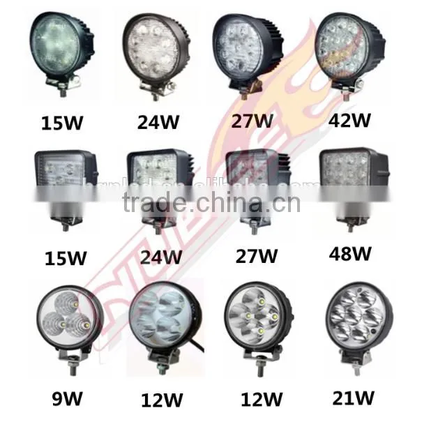 Shenzhen supplier High brightness 12v 3.2 inch 12w led working light for tractor
