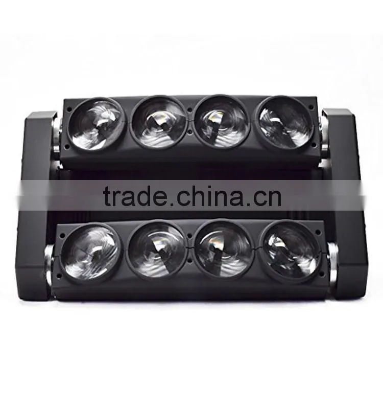 8x12w 4in1 LED spider light Led Moving Head Beam Wash Spot Light Dj Disco Club Party Wedding Stage Effect Lighting
