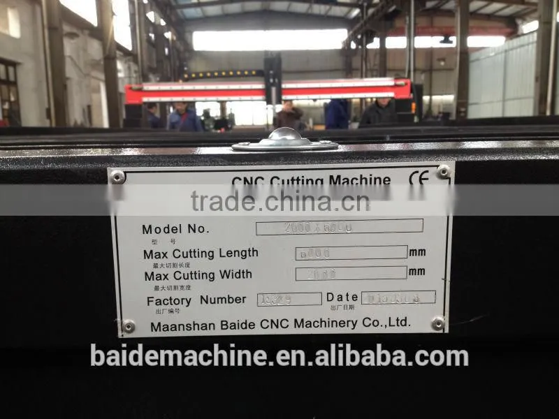 Plasma cutting machine to cut steel plate CNC plasma cutting machine with professinal automatic nesting software