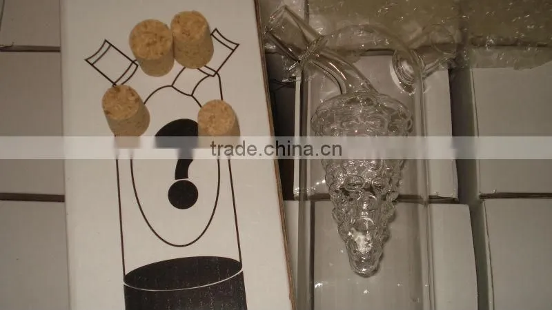 unique design and elegant shape glass oil and vinegar curet
