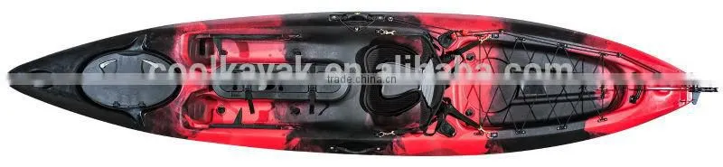 plastic kayak with pedals