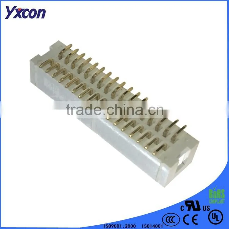 China big factory 2.54mm pitch high quality vertical SMD grey color box header connector