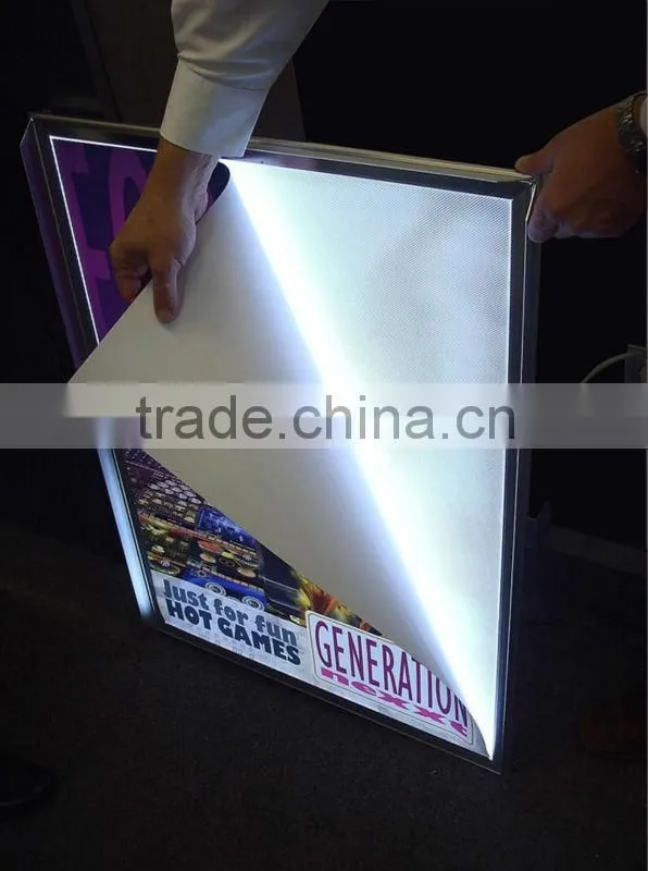 NEW edgelight double open AF9A aluminum slim led light box