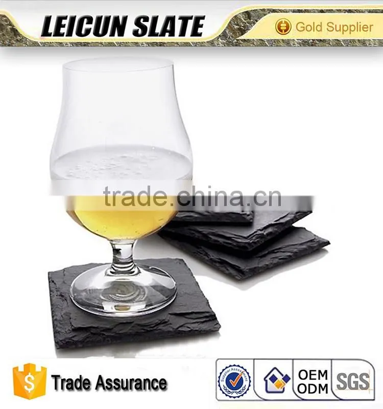 Chinese Natural Black Slate Plate, Black Slate Tile