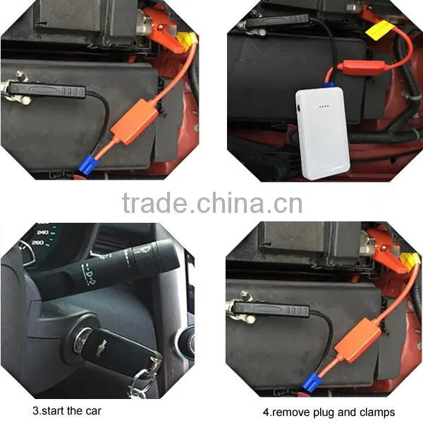 sunpow Best Selling Portable Mini Emergency 12v car jump starter Car Power Bank Car Battery Booster with Air compressor