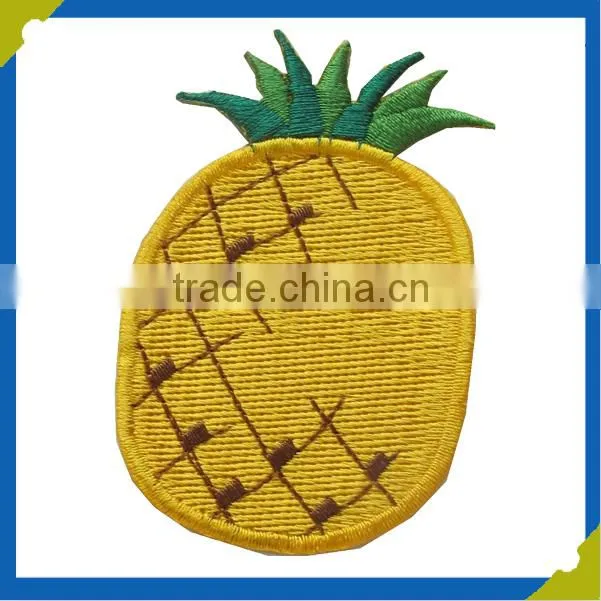Fruit logo designed embroidery patch for garment and home textile