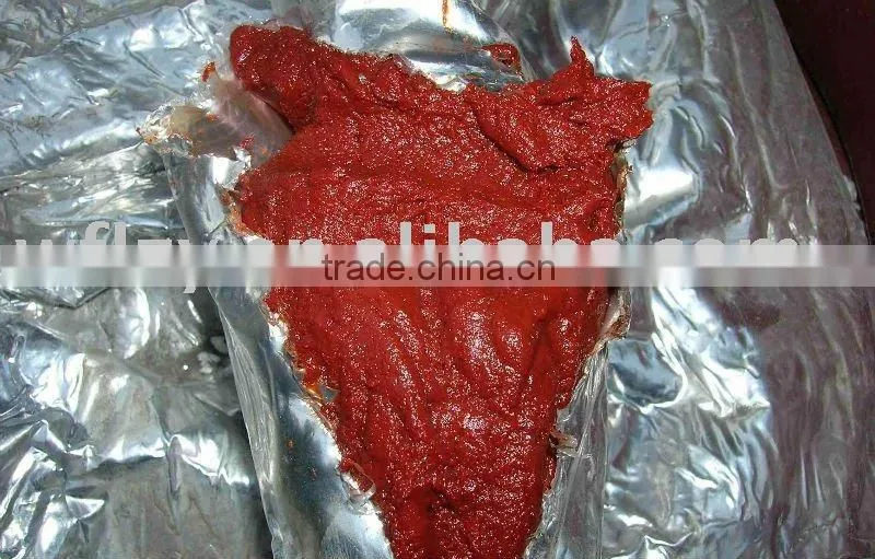 fresh red tomato paste