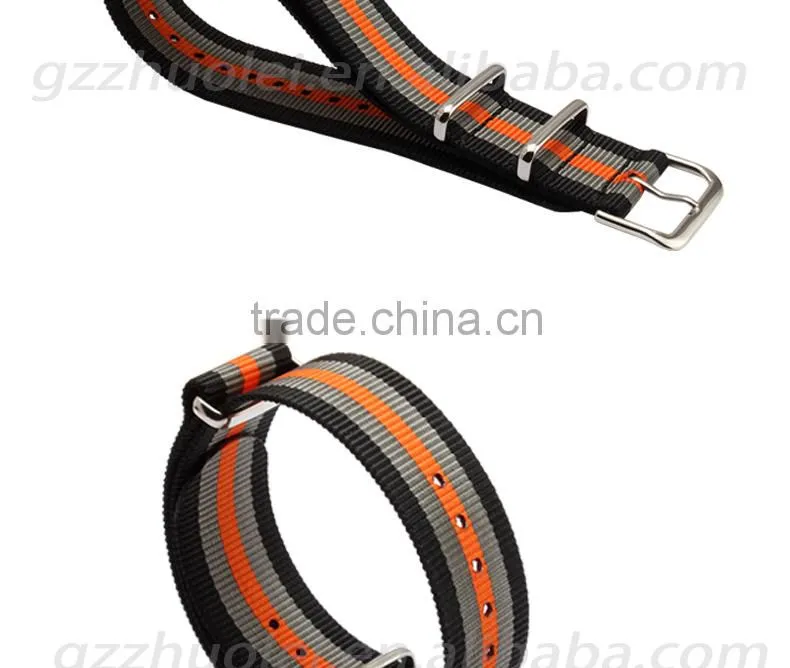 Hotsale fashion nato nylon watch strap 18|20|22|24mm
