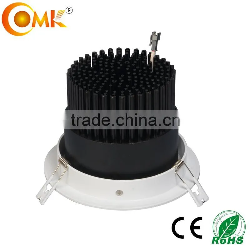 Adjustable pure aluminum 30w down light with 220v store and superstore lighting