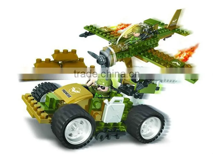 bd-63618312 children building block Plastic intelligent toys brick military vehicles 150pcs