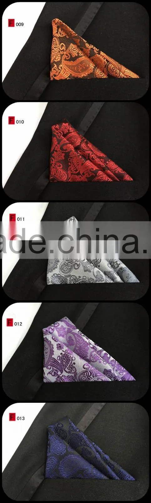 Nice pattern multi style silk Handkerchief custom logo