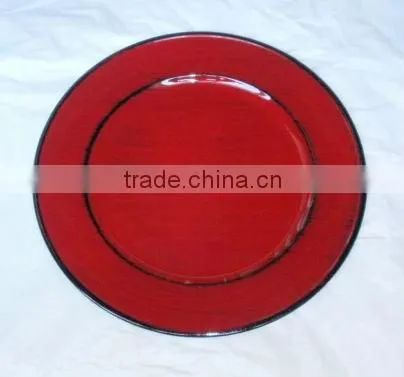 Gold charger plate,christmas charger plate