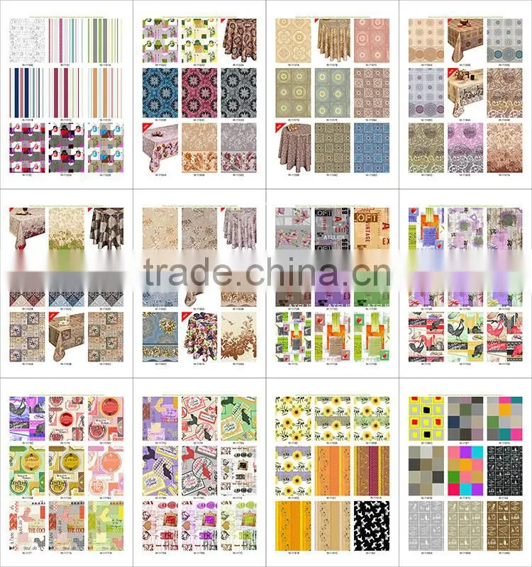 PVC compound non-woven fabric tablecloth in roll