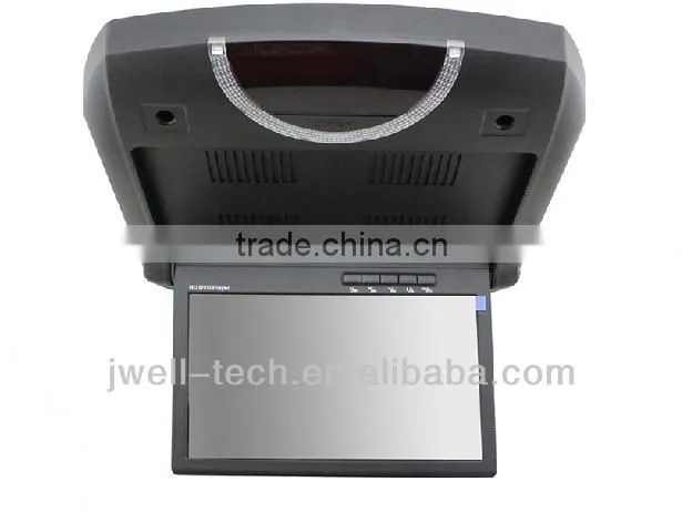 9 inch vehicle flip down dvd player with usb port sd slot