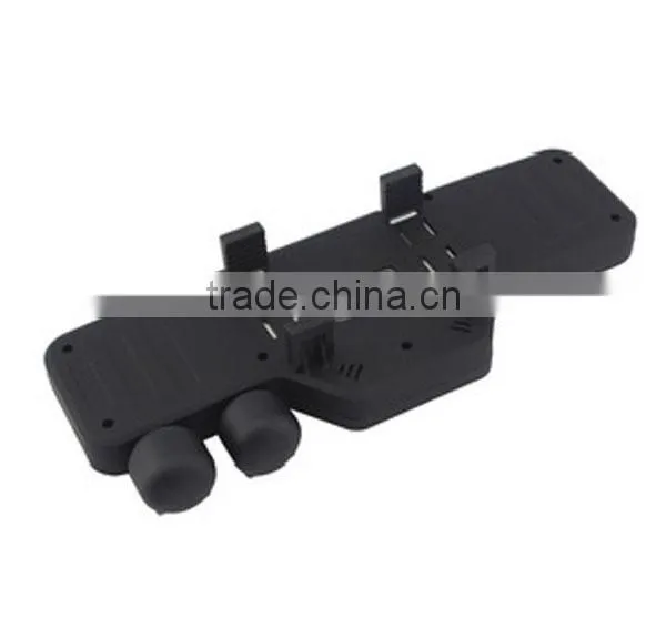HD 3.5 inch dual camera mirror car black box