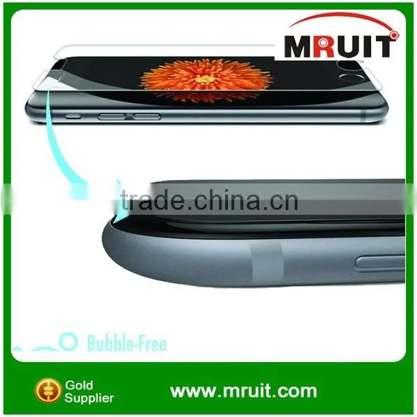 mobile phone screen protective film / Full cover 9H 2.5D round edge mobile phone Tempered Glass screen protector for iPhone 6