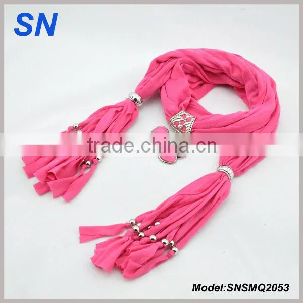 Fashion Lovely jewelry hot sell charm pendant scarf fashion