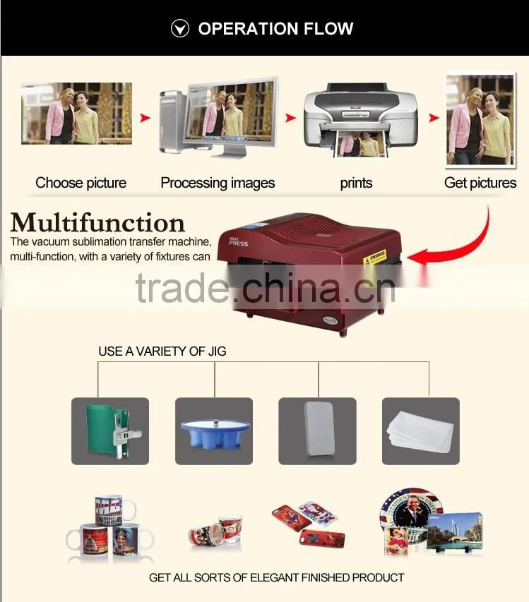 ST-3042 3D Sublimation heat press machine