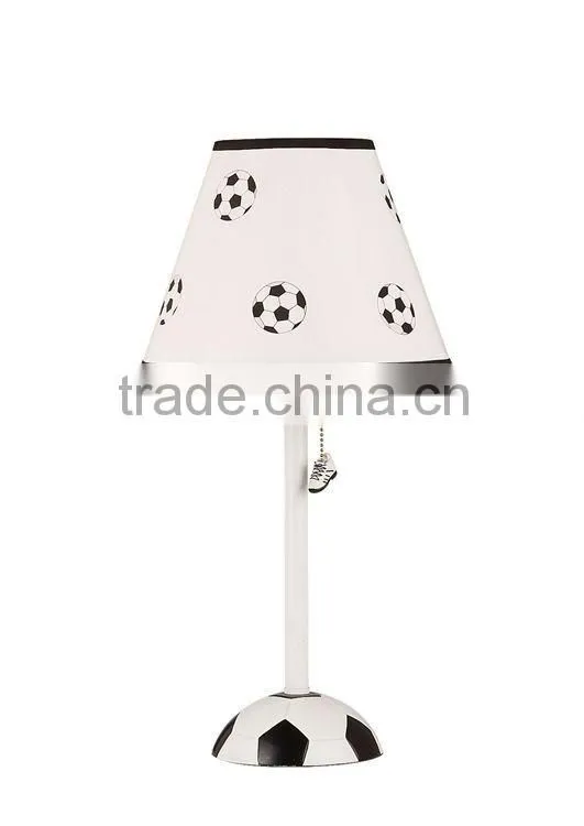 Sports ball base table lamp for children's room