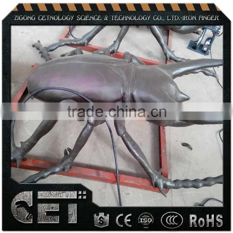 Outdoor/Indoor animatronic simulation life size insect models