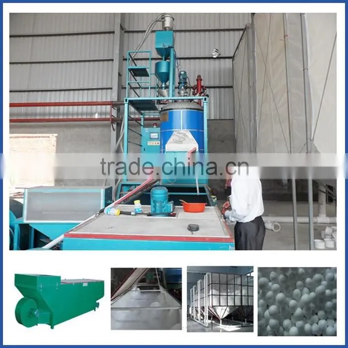 Milon excellent quality eps expandable polystyrene pre-expander machine