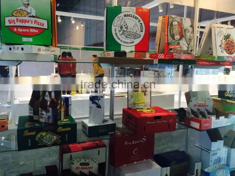 Professional Manufacturer custom easy take types of pizza boxes