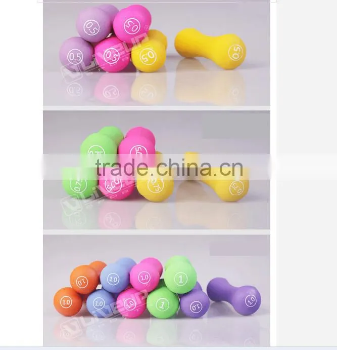 vinyl dumbbell with 0.5kg-10kg dumbbell set