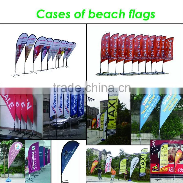 promotion sales match your style beach flag in China