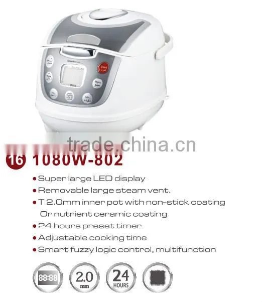 5L multi cooker with IMD control panel 24hrs preset time