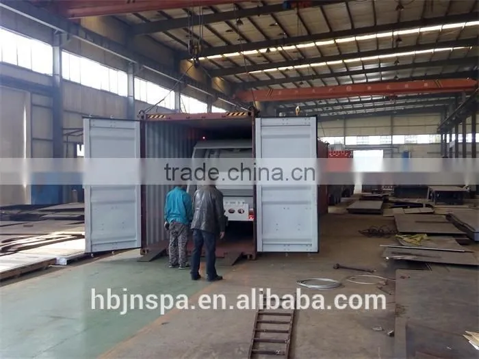 export to Sorth America 140HP garbage compactor truck dongfeng