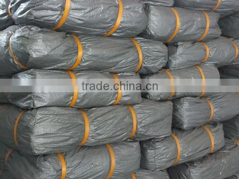 Cheap LDPE Tarpaulin Suppliers Waterproof Plastic Double Silver Tarpauline