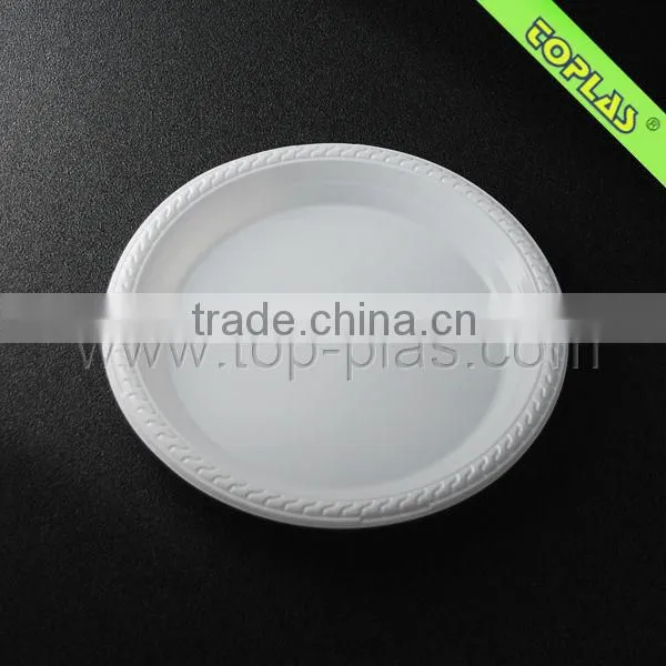 Disposable Plastic Round Plate , Available in Several Capacities and Sizes