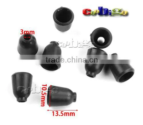 1/8"(3mm)Plastic Cord Ends Stopper Toggle Bell For 3mm Rope Sportswear Garment Backpack Accessories #FLS160-B