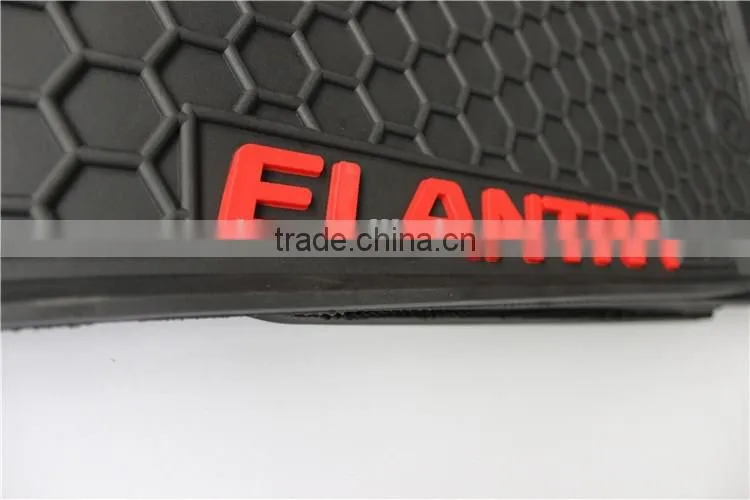 Custom Fit Floor Mat Set for Hyundai Elantra Models-Rubber (Black)