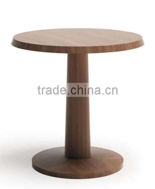Solid wood small round table (T-88)