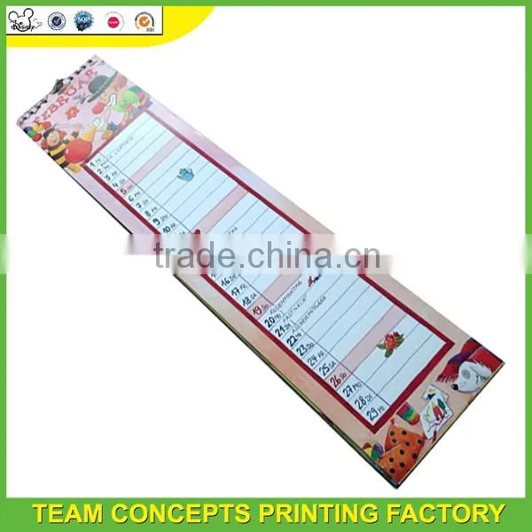 Spiral daily planner calendar printing