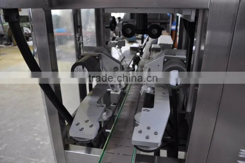2015 hot sale automatic bottle shrink sleeve labeling machine