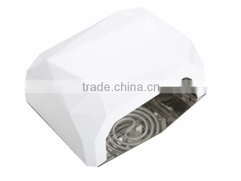 Professional diamond shape ccfl nail lamp 12W magnifying lamp for nail salon nail art machine