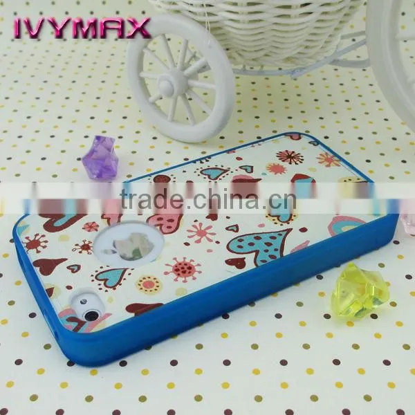 Factory wholesale mobile phone pc and tpu case for iphone 4