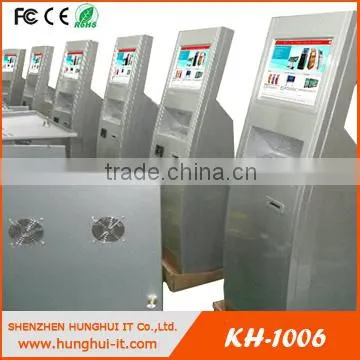 19 inch Customize Printer Floor standing kiosk with multi touch
