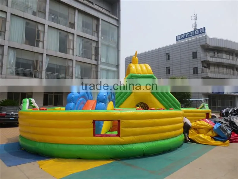Newest biggest Outdoor Adult Inflatable Obstacle Course for hot Sale