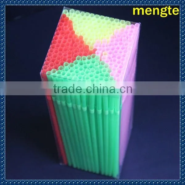 Flavored Bar Accessories drinking straws with pvc box
