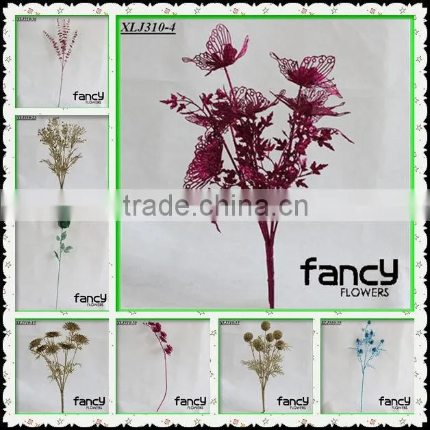 christmas decorative 2013, glitter pink vine hanging decorations