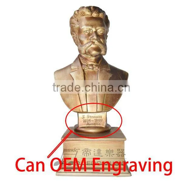 2015 Resin Strauss Statue,Music Statues