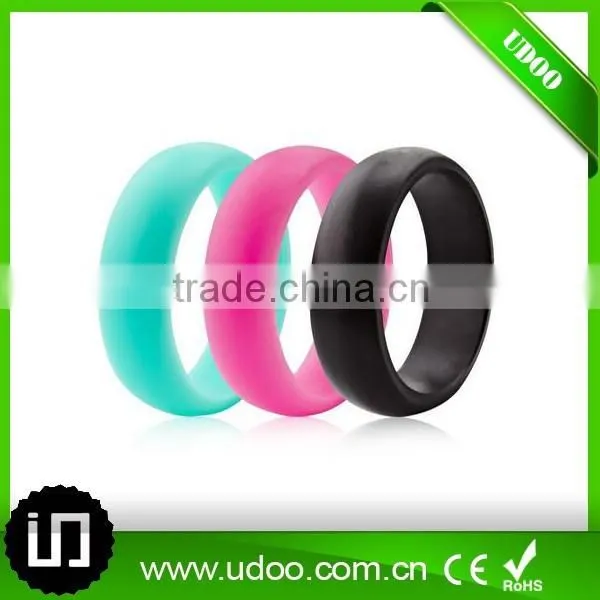 2016 Novelty silicone o ring,anti-bacteria silicone wedding ring