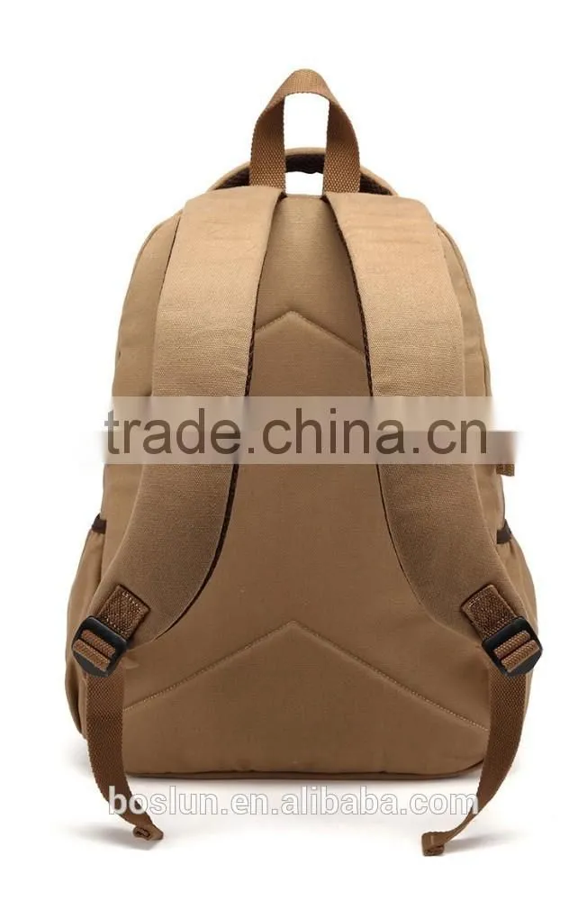 High quality promotion canvas backpack for teens