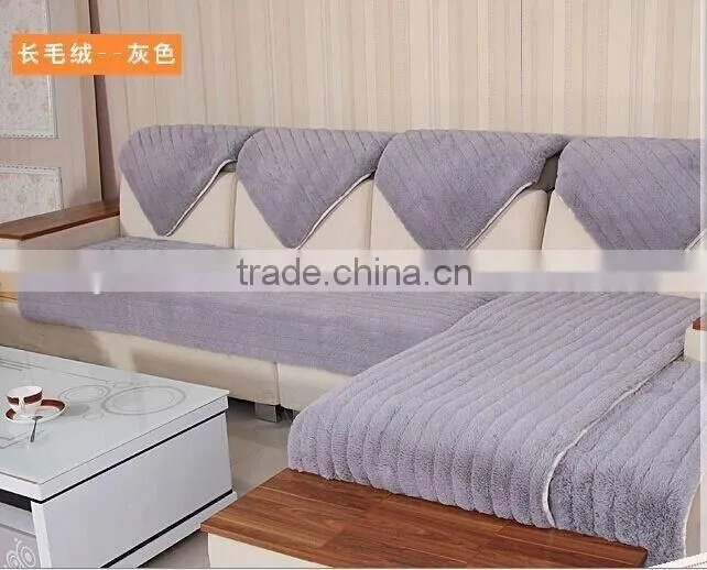 Long microfleecefabric sofa cover